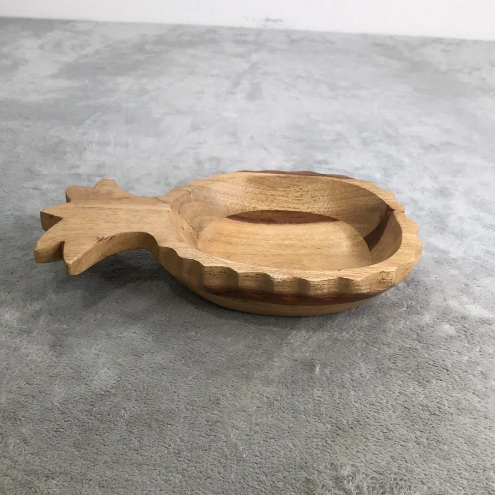 Pineapple Pier 1 Wooden Server Carved New